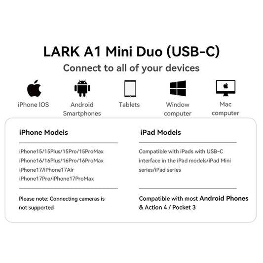 Deals for You Days!Hollyland Wireless Microphone LARK A1 USB-C for Iphone & Android 45Khz/24Bit, Magnetic Mini Mic for Podcast, Vlogging