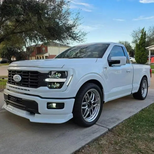 Kuerled LED Headlights for 2024-2025 Ford F-150 Car, Dual-Projector with DRL Startup & Sequential Turn Animation, DOT and SAE Compliant, Durable, Easy Install Plug & Play for STX XLT XL