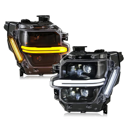 Kuerled LED Headlights for 2024-2025 Ford F-150 Car, Dual-Projector with DRL Startup & Sequential Turn Animation, DOT and SAE Compliant, Durable, Easy Install Plug & Play for STX XLT XL