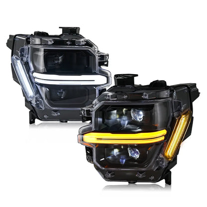 Kuerled LED Headlights for 2024-2025 Ford F-150 Car, Dual-Projector with DRL Startup & Sequential Turn Animation, DOT and SAE Compliant, Durable, Easy Install Plug & Play for STX XLT XL