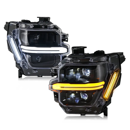 Kuerled LED Headlights for 2024-2025 Ford F-150 Car, Dual-Projector with DRL Startup & Sequential Turn Animation, DOT and SAE Compliant, Durable, Easy Install Plug & Play for STX XLT XL