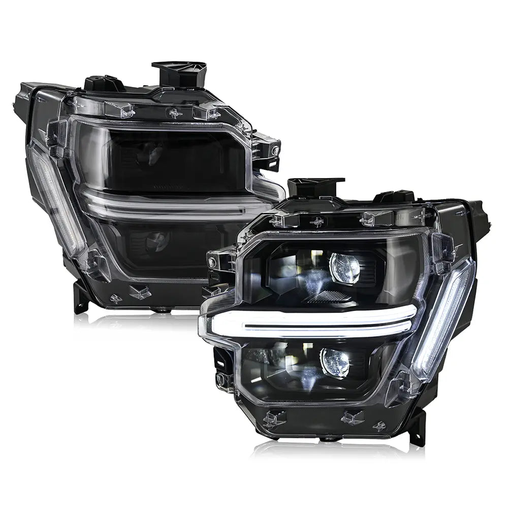 Kuerled LED Headlights for 2024-2025 Ford F-150 Car, Dual-Projector with DRL Startup & Sequential Turn Animation, DOT and SAE Compliant, Durable, Easy Install Plug & Play for STX XLT XL